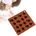 Miniatyrbild 3 av 5: 16 Hål DIY Silikon Material Fondantformar 3D Kattform Cho