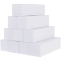 Miniatyrbilde 1 av 7: 10 stk. Hvit Neglebufferblokk, Hvit Buffer Sanding Blokk Profesjonell Salong Neglebufferblokk, Neglekunst Tips Verktøy Finger Manikyr Pedikyr Verktøy White