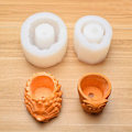 Miniatyrbillede 5 af 5: 3D Silikoneforme Sød Pindsvin/Ugle Form Geometrisk Modellering 2 T