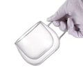 Pikkukuva 1 / 4: Kaksiseinäiset lasiset cappuccino-kahvikupit kahvoilla, 2 kpl, 300 ml - Vahvat, lämmönkestävät ja konepesun kestävät