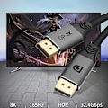 Pikkukuva 2 / 5: Displayport 1.4 -kaapeli 8k Hdr 60hz Display Port -sovitin videolle