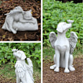 Miniatyrbillede 3 af 5: Gravsten Hyldest Statue Resin Kunst Håndværk Dekorationer Ornament