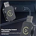 Pikkukuva 5 / 6: 2-in-1 Langaton CarPlay-sovitin Android Auto Langaton Sovitin Älykäs Mini-laatikko USB-dongle Plug and Play WiFi Nopea Yhteys Hopea silver