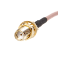 Pikkukuva 5 / 5: SMA Naaras - CRC9/TS9 Kaksoisliitin RF Koaksiaalinen Adapteri RG316 C