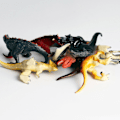Miniatyrbild 5 av 5: Miniatyr Dinosaurie Djur Statisk Modell Bil Dekor Klassrum