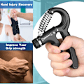 Miniatyrbilde 2 av 6: Håndgrep, 5-60 kg Justerbar Håndtrener, Håndforsterkere for å Trene Grep, Fingerstyrke, Håndledd, Underarmer