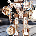 Miniatyrbillede 3 af 3: Træpuslespil, 3D Robotpuslespil, Robotmodel, Træpuslespil til børn og voksne, Puslespil Uddannelseslegetøj til børn