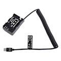 Pikkukuva 3 / 5: Usb Type-c virtalähdekaapeli Lp-e6 -valevirralle Virran syöttöön