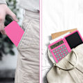 Miniatyrbilde 7 av 8: Enkel Kalkulator og LCD Skrivebrett 6.5 Tommer Kalkuler og Ta Notater (Rosa) pink