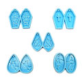 Miniatyrbillede 1 af 4: Silikone Øreringe Form Harpiks Vedhæng Ornament Form Til DIY Håndværk