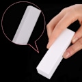 Miniatyrbillede 3 af 7: 10 stk. Hvid Neglebufferblok, Hvid Bufferslibeblok Professionel Salon Neglebufferblok, Neglekunst Tip Værktøj Finger Manicure Pedicure Værktøj