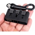 Miniatyrbillede 2 af 8: 3 stk. Groove Cleaner Restorer Golf Groove Sharpener med Clip, Udtrækkelig Lomme Størrelse Groove Rengøringsbold Sko Sæt Værktøj