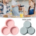 Miniatyrbillede 2 af 9: DIY 4-tommers bageform - 3-sidet let-at-rengøre bageplade til airfryer, ovn og mikroovn (blå)