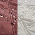 Miniatyrbilde 4 av 5: 5 lommer sofa armlene TV fjernkontroll og annen diverse oppbevaringspose oppbevaringspose stol sofa pose Vinrød Wine Red