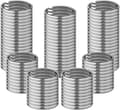 100-pack 20 mm runda nyckelringar, robusta och hållbara, för nyckelanslutning
