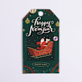 Miniatyrbild 1 av 2: Julgåva prydnader kort julafton handskriven lyckobringande välsignelse kort julhälsningskort Christmas Ship-White Card