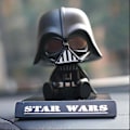 Miniatyrbillede 1 af 3: Bobblehead Bil Dekoration, Statue Kreativt Biltilbehør Darth Vader Action Figur Bobblehead Gør