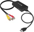 RCA til HDMI Konverter, Komposit til HDMI Adapter Understøtter 1080P PAL/NTSC