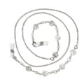 Slitstark Glasögonkedja Silver