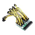 Miniatyrbild 5 av 5: GPU Breakout Board + 12st 6-pin till 8-pin kabel 20cm/50cm