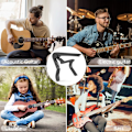 Miniatyrbild 3 av 7: Gitarr Capo Snabbväxlande Capo för 6-strängad Akustisk Gitarr Elgitarr Klassisk Gitarr Ukulele Capo (Svart) Black