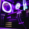 Pikkukuva 5 / 5: Yksivärinen PSU-kaapeli 30cm suojattu kaapeli 24pin/cpu 8pin/pci-e 8p