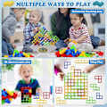Miniatyrbilde 4 av 5: 64 stk. Tetra Tower Balanse Stableblokk Spill, Brettspill For 2 Spillere + Familiespill [DB]