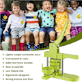 Miniatyrbilde 5 av 5: Knappemaskin Installasjonsfri Pinnebrett Punch Clip - 44mm KiQa 44MM