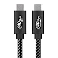 Pikkukuva 1 / 5: Usb4-kaapeli tiedonsiirtokaapeli Usb C - Usb C Pd100w latauskaapeli