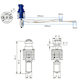 Miniatyrbilde 4 av 5: 3d Oppgradering V6 2.0 Hotend Ekstruder Kit 24v 48w For 3 3 Pro Fdm Vo