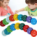 Miniatyrbild 1 av 6: Matematik Fidget Spinners, Matematik Fakta Fidget Spinners, för alla Stimmers - Fidgeters som lär sig matematik, division och multiplikation på en Fidget Add Or Subtract 9pcs