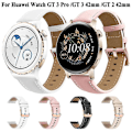 Miniatyrbild 4 av 4: Garmin / Huawei / Samsung Passar olika klockmodeller, 18/20 mm läderarmband med metallspännen, armband för män och kvinnor pink 20MM