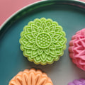 Miniatyrbild 4 av 5: Månkaksform i Blomform 150g Gör-det-själv Handpressad Fondant Måne