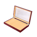 Miniatyrbilde 1 av 5: 12 Ruters Tre Penn Display Case Oppbevaring Luksus Fontene Case Tra