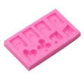 Miniatyrbillede 2 af 5: 8 Huller Silikone Fondantforme Mousseforme Gips Chokolade M