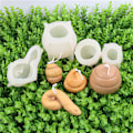 Miniatyrbillede 2 af 5: 3D Lort Lys UV Krystal Epoxy Form DIY Aromaterapi Gips S