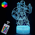 Miniatyrbillede 1 af 7: Fornite Battleroyale Natlamper 3D Stemningseffekt LED Ni