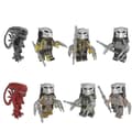 8-pack Predator Series Alien Minifigurer - Samlade Byggklossleksaker
