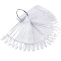 Display tips / display for neglelakkprøver 50 tips Transpare Transparent