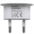 Miniatyrbilde 3 av 3: Lader - Hurtiglader 20W USB-C - Adapter + Kabel 2m Hvit 4-pakning