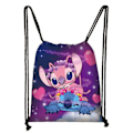 Miniatyrbild 1 av 4: Lilo och Stitch Barn Pojkar Flickor Skola PE Simning Sport Dragkedja Väska Ryggsäck #1 32x38cm #1 #1