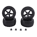 Miniatyrbilde 2 av 5: 4 stk. 85mm Dekk Hjul Dekk For 144001 144010 124007 124017 1/10 1