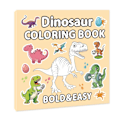 Miniatyrbillede 1 af 7: En malebog for voksne og teenagere med super søde billeder, simple og afslappende mønstre, velegnet til afslappende lommeformat Dinosaur Dinosaur