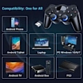 Miniatyrbillede 6 af 9: USB 2.4G Trådløs Spilcontroller 2-pak til PC/Laptop (Windows XP/7/8/10)/Android/PS3 & Steam Joystick Gamepad til PC Spil Controller C