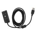 USB til 3,5 mm Jack Lydkortadapter med Hovedtelefon- og Mikrofonstik til Kingston HyperX Cloud II