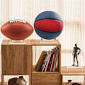 Miniatyrbillede 6 af 8: Volleyball display stand, fodbold stand, volleyball fodbold basketball og rugby bold stand display