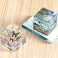 Miniatyrbillede 4 af 5: Kube Prøve Bordplade Ornamenter Epoxy Resin Form Håndlavet Hjem