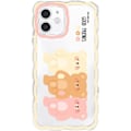 Miniatyrbillede 1 af 7: Kompatibel med iPhone 12 Cover Gennemsigtig Sød Tre Bjørne