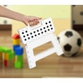 Miniatyrbild 8 av 9: Fällbar Trappsäte - 23cm Hög Fällbar Trappsäte för Barn och Vuxna, 136kg Belastning Fällbar Trappsäte (Vit, 1-pack)