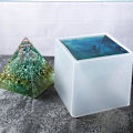 Miniatyrbillede 2 af 5: Transparent Silikoneform Pyramideform DIY Resin Håndværk D
